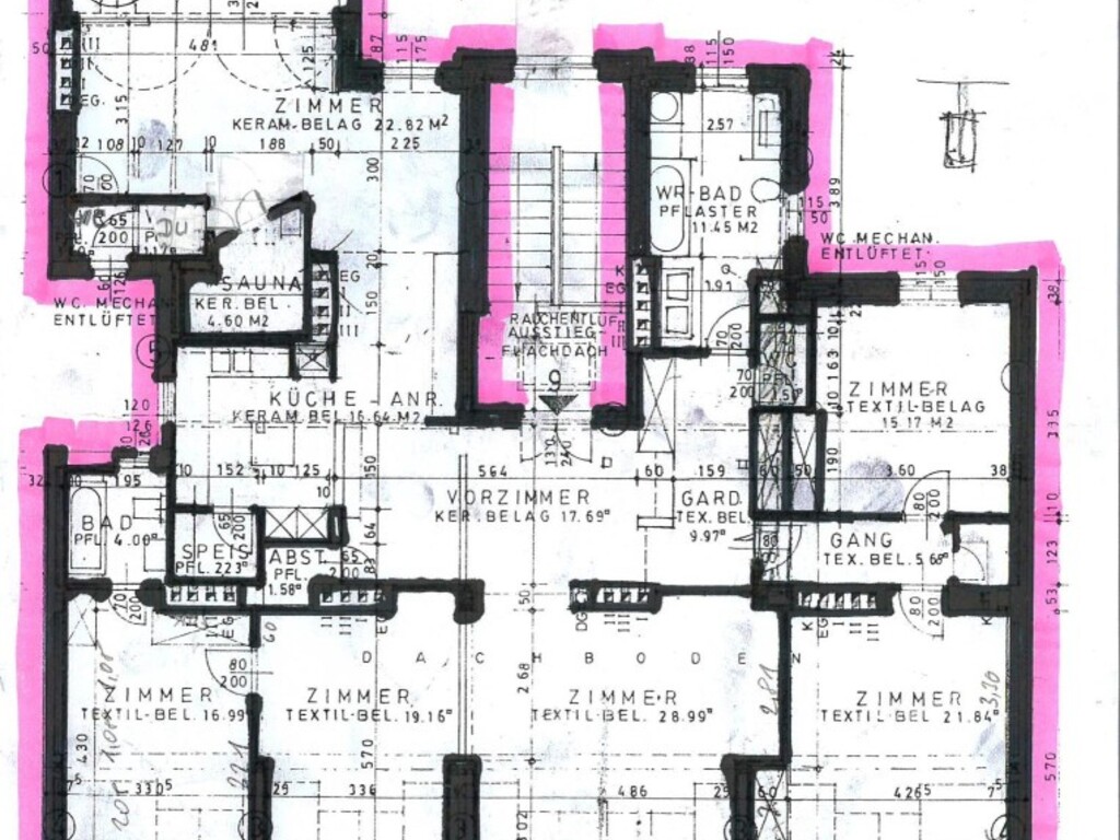 Wohnungsplan Netz